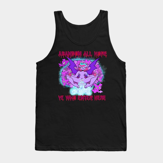 ABANDON ALL HOPE Tank Top by SewGeekGirl